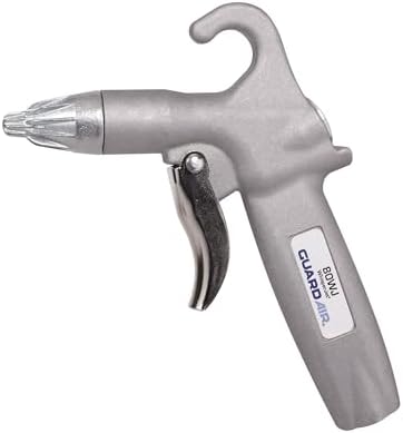 Guardair 80WJ Whisper Jet Safety Air Gun - Volume Control, Comfortable Pistol Style Grip, Ideal for Cleaning Bench Tops, Work Stations, or Machinery in Noise Sensitive Areas, 1/4 Inch Inlet by Guardair
