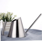 Stainless Steel Watering Can Silver Garden 1500ml Long Spout - Image 7