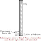 Stainless Steel Outdoor Water Column Faucet - 31.5in Freestanding Garden Hose Holder & Fountain for Parks, Lawns, Restrooms - Durable 304 Water Hydrant Garden Decor - Image 4