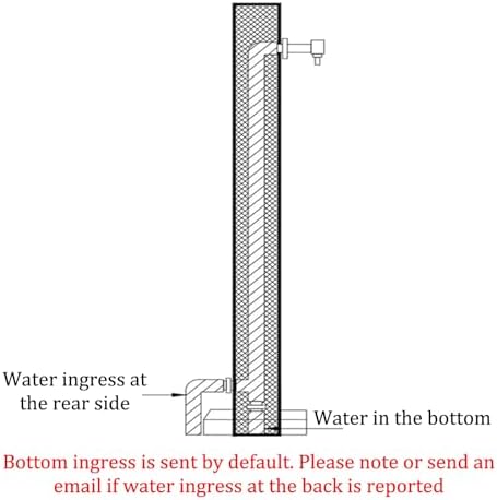 Stainless Steel Outdoor Water Column Faucet - 31.5in Freestanding Garden Hose Holder & Fountain for Parks, Lawns, Restrooms - Durable 304 Water Hydrant Garden Decor - Image 4
