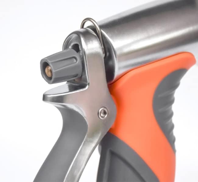Garden Hose Nozzle, Heavy Duty Water Hose Nozzle with 9Adjustable Spray Patterns - Image 4