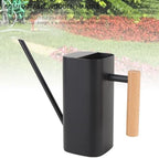 Stainless Steel Watering Can, Cute Indoor Metal Plant Watering Can with Long Spout for Houseplants, Bonsai and Outdoor Gardening (Black 800ML) - Image 6