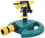 Garden Impact Sprinkler Double Outlet 360 Degree Rotating Nozzle with Stand by Unknown