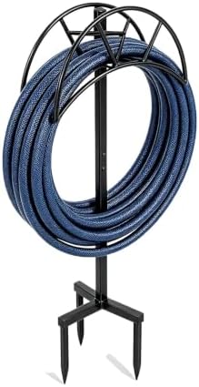 Outdoor Garden Hose Rack, In-Ground Hose Holder Stand - Image 2