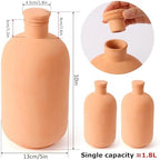 2 pcs Large 10x5in Ollas Terracotta Watering Pots Self Watering Planter Insert 1.8L Terra Cotta Clay Watering Spikes Automatic Plant Watering Devices for Outdoor & Indoor Plants Self-irrigate - Image 2