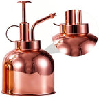Abaodam Vintage Plant Mister and Succulent Watering Bottle 300ml Rose Gold Stainless Steel for Indoor Plants and Garden Use with Pump Spray - Image 7