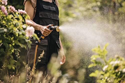 Fiskars spray gun, 3 functions, With jet, mist, rain shower spray pattern, Stepless thumb-operated flow control, Universal size, Black/Orange, 1065486 - Image 3