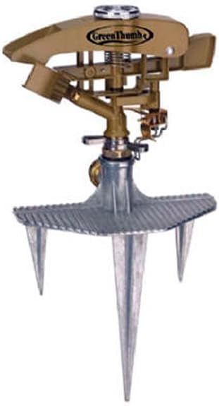 Green Thumb 9580GTDI XL Water Jet Metal Impulse Sprinkler with Spike Base - Pack of (1) by Unknown