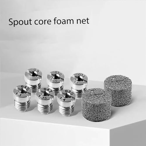 5/10PCS 0.9mm-1.5mm Orifice Foam Cannon Orifice Nozzle and Foam Manufacturer Mesh Filter Filter Kit with Cleaning Tools Foam Cannon Snow Foam Car High-Density Foam Network 5g 10pcs - Image 3