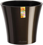 Santino, Self Watering Planters Arte 7.7 Inch Black-Gold/Black, Indoor Flower Pots for All House Plants, Flowers, Herbs, Succulents, Set of 3 - Image 7