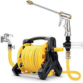 Portable Simple Garden Hose Truck, Multifunctional All-Copper Hose Spray, Explosion-Proof Retractable Hose Reel,20 Meters (65.6ft) by Unknown