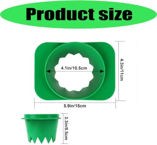 Yard Sprinkler Head Guard Green Cup Barrier for Buried Rotary Heads in Garden Irrigation and Routine Mowing Areas - Image 2