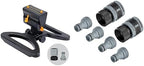 Melnor 65131AMZ Mini Oscillator Sprinkler Bundle, Black, Yellow & 65175AMZ 6 Piece Quick Connect Set Connector Bundle, Black, Blue by Unknown