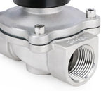 U.S. Solid 1 inch Stainless Steel Electric Solenoid Valve 110VAC Normally Closed Air Water - Image 5