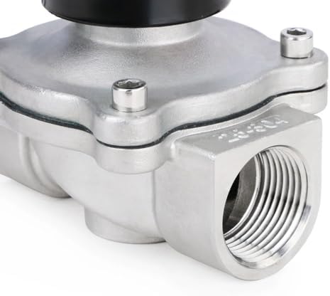 U.S. Solid 1 inch Stainless Steel Electric Solenoid Valve 110VAC Normally Closed Air Water - Image 5