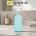 MaisoNovo Blue Spray Bottle for Plants | 16.9 Oz, Pack of 2 - Image 3