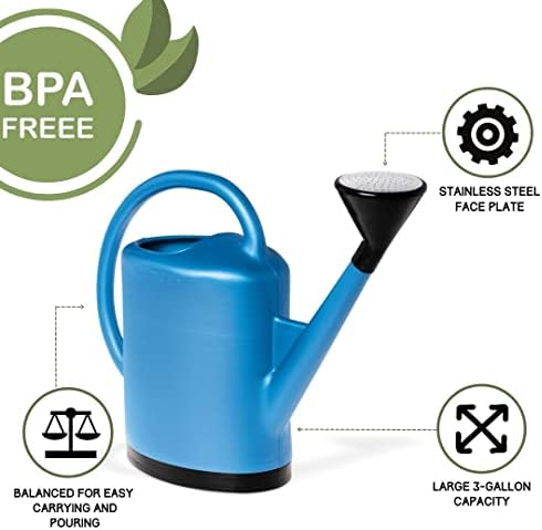 Gardener's Supply Company French Blue Watering Can - 3 Gallon - Image 2
