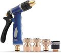 Garden Hose Nozzle, Heavy Duty Metal Spray Nozzle High Pressure Water Nozzle, Garden Hose Spray Nozzle for Watering Garden, Washing Cars by Unknown