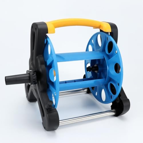 Freestanding Garden Hose Reel Storage Rack, 35m PP Blue - Image 7