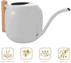 Kisangel Long Spout Watering Can with Wood Handle 1200ml Metal Garden Watering Pot Indoor Plant Spray Bottle Vintage Style for Houseplants and Flower Care - Image 7