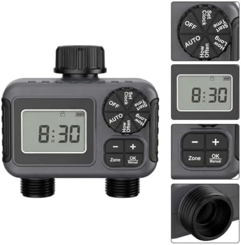 Dual Outlet Sprinkler Timer for Garden Hose, Automatic Irrigation System - Image 5