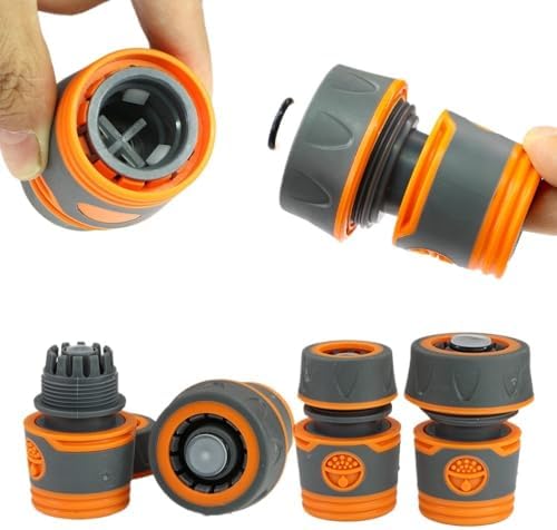 5PCS 1/2" 3/4" Garden Hose Quick Connector for Repair Extender Water Tube Joint 12mm 16mm Irrigation Pipe Coupling Adapter(D5PCS) - Image 5