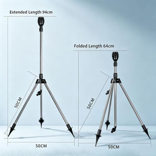 Oscillating Lawn Sprinklers, Sprinkler Tripod for Large Area - Image 3