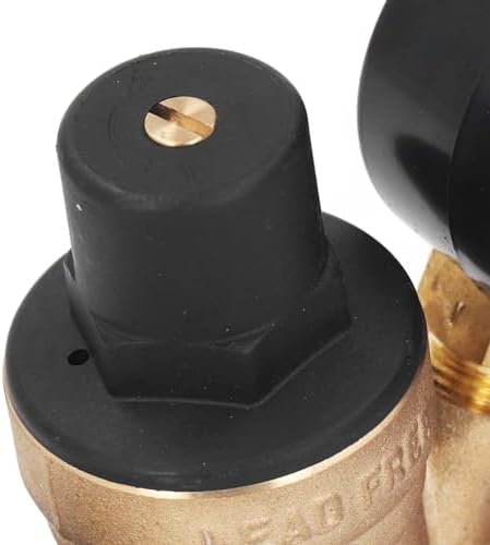 Tyenaza RV Water Pressure Regulator, Brass Water Pressure Reducer Kit 160PSI with Gauge Inlet Screen Filter, Drip Irrigation System for Camper Travel Trailer - Image 7