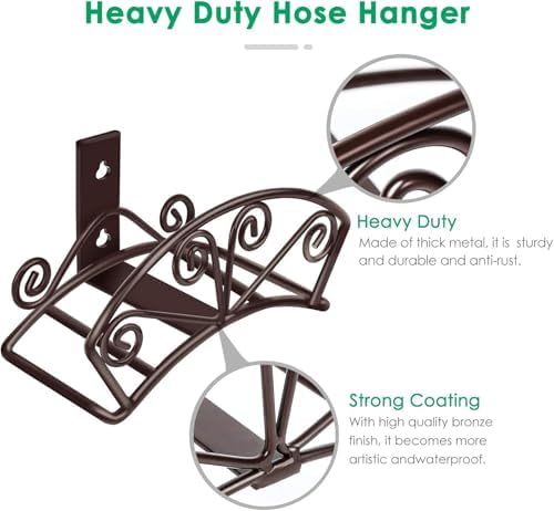 TomCare Garden Hose Holder, Heavy Duty 160FT Large Capacity Hose Hanger - Image 3