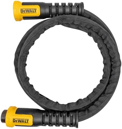 DEWALT 6 ft x 5/8 in Heavy-Duty Professional Grade Fabric Garden Hose - DXMH3306 (Pack of 6) by Unknown