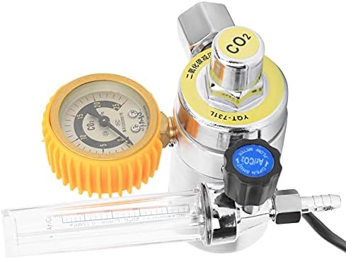 FLEXMAN CO2 Regulator, Carbon Dioxide Decompressor, Zinc Alloy G5/8in Female Thread Heating Reducer for Pressure Indication, Voltage Stabilization (36V) - Image 4