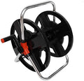 Garden Hose Reel, Heavy Duty Aluminum Hand Cranked Water Hose Reel Cart with 114ft Capacity ABS Frame, Portable Hose Holder for Yard Lawn Patio Outdoor by Tomotato