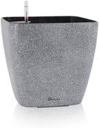Dexceder 18x17 Self Watering Planter with Wheels (Stone Matte) by Dexceder