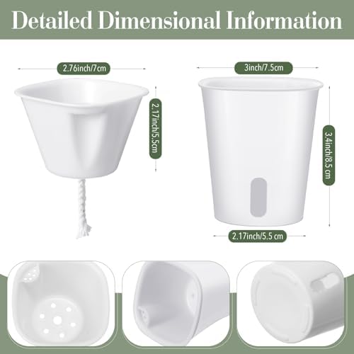 Ziliny 50 Pcs 3 Inch Self Watering Planters with Water Indicator - Image 3