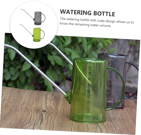 2pcs 1000ml Long Spout Watering Can with Scale, Stainless Steel - Image 6
