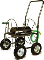Yard Butler Garden Hose Truck - Heavy-Duty Water Hose Holder Cart - Powder Coated Steel Construction - Leakproof Reel - Portable Management - Holds up to 400' of 5/8" Hosepipe - Image 4
