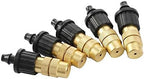 Garden Sprinkler 20Pcs Garden Adjustable Brass Atomizing Nozzle 4/7mm Hose Interface Barbed Misting Nozzles Watering Cooling Disinfection Sprayer - Image 7