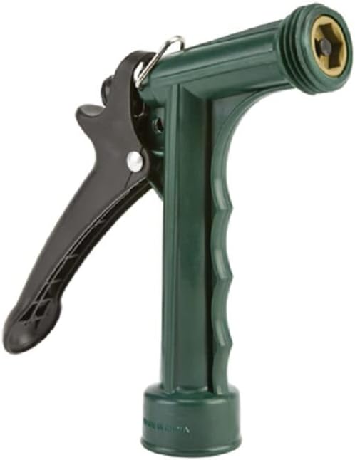 Bulk Pack Green Poly Plastic Pistol Garden Hose Nozzles - 12 Pack by Unknown