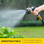 FANHAO Metal Thumb Control Garden Hose Nozzle Heavy Duty, 10 Spray Patterns - Image 3