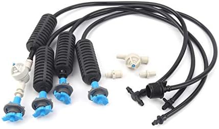 Gardening Watering System Tools 10 360-degree Rotating Micro-Sprinkler Kits Small Set Hanging Plug-in Agricultural Greenhouse Garden Lawn Irrigation (Color : White) by Unknown