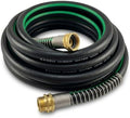 SANFU Hybrid Garden Hose 5/8-Inch x 25FT, RV Water Hose, Black Green by SANFU