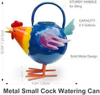 Rooster Metal Watering Can,Cute Watering Can for Indoor Outdoor Plants - Image 3