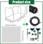Briwooody Raised Garden Bed Kit Self Watering Pest Control Net 39x21x19" - Image 2