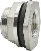 Hose Connector BSP Female Thread 304 Stainless Steel Pipe Fitting Coupler Water Tank Hole Drain, for Home Garden Hose Connectors Adapter Fitting(DN20) - Image 6