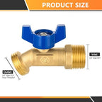 20PC HeSun 3/4" Male NPT Inlet Outdoor Hose Bibb Faucet/Valve - Image 2