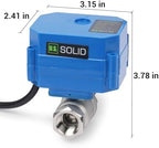 U.S. Solid 1/2" Motorized Ball Valve with US Plug 110VAC NSF Certified 304SS Electrical Ball Valve,Auto Return, Normally Closed (Pack of 12) - Image 7