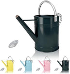 LONGRUN 1.7 Gallon Metal Watering Can for Plants and Garden with Galvanized Iron Removable Spout and Handle, Green by Longrun