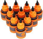 2PCS Garden Hose Quick Connectors Orange Rubber Plastic Coupling Adaptor Irrigation Car Washing Joints 1/4'' 3/8'' 1/2'' 3/4''(Jx2pcs) - Image 2