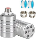 2 Packs Automatic Water Trough Float Valve Water Level Control Float Valves Float Ball For Tank And Pool Auto Shut Off Floating Valves Stainless Steel Home Accessories (3/4",Upper Water Inlet) by Unknown