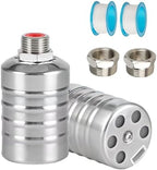2 Packs Automatic Water Trough Float Valve Water Level Control Float Valves Float Ball For Tank And Pool Auto Shut Off Floating Valves Stainless Steel Home Accessories (3/4",Upper Water Inlet) by Unknown